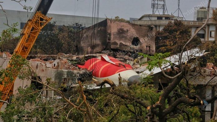 Site of the Air India crash | Praveen Jain | ThePrint