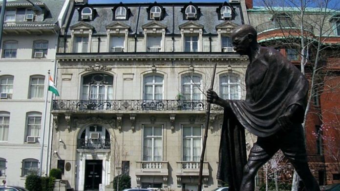 Indian embassy in Washington, DC | Representational image, Wikimedia