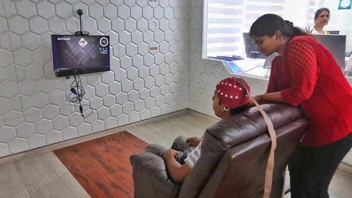 The Brain Electrical Oscillation Signature Profiling (BEOS) test underway | Praveen Jain | ThePrint
