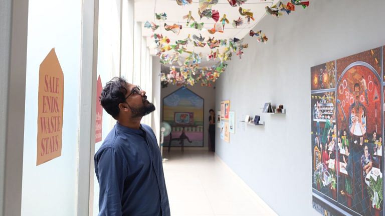 This art exhibition in a Delhi mall wants shoppers to make the right choices