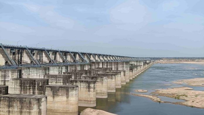 A view of the Kaleshwaram Lift Irrigation Project