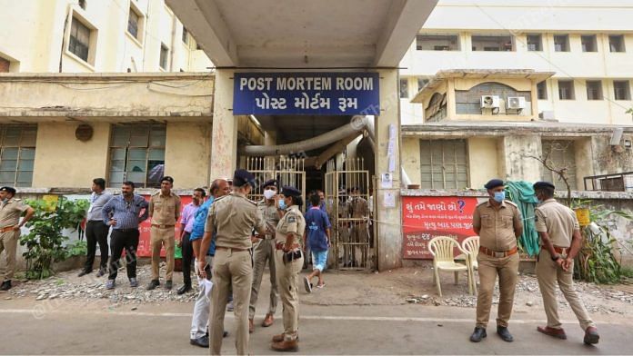 The post-mortem room at Civil Hospital Ahmedabad | Praveen Jain | ThePrint
