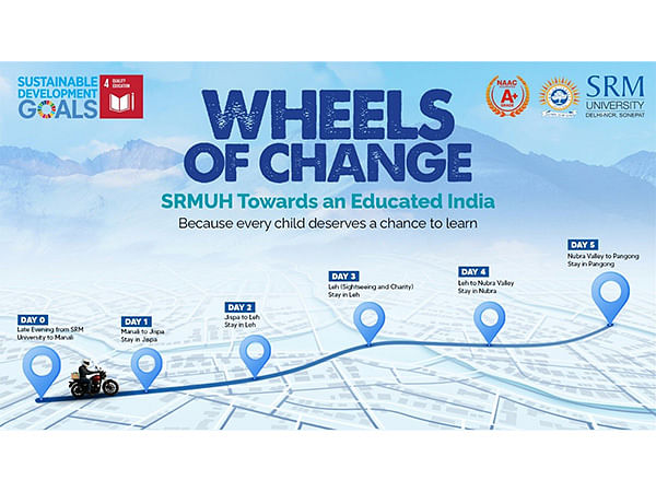 Wheels of Change: SRMUH Students Carry Hope to the Himalayas