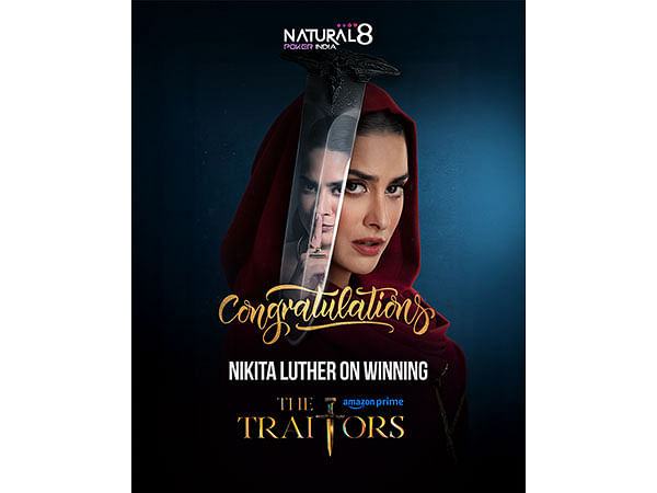 Natural8 India's brand ambassador Nikita Luther uses her poker skills to emerge victorious on Amazon Prime's The Traitors India 