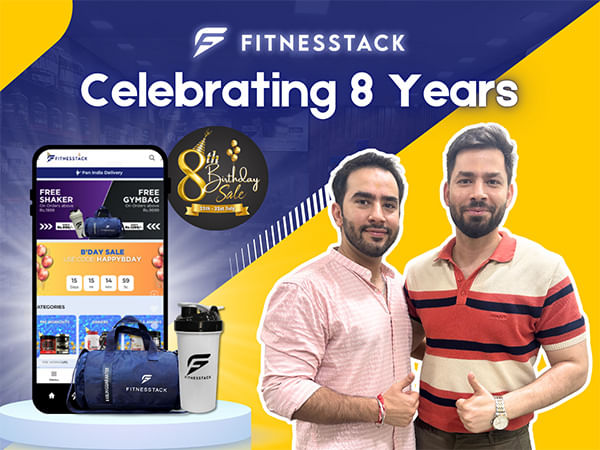India's Supplement Giant Is Back With Its Most Anticipated Sale of the Year -- Fitnesstack Turns 8