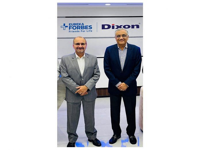 Eureka Forbes Limited enhances its manufacturing capability with a strategic partnership with Dixon Technologies India Limited