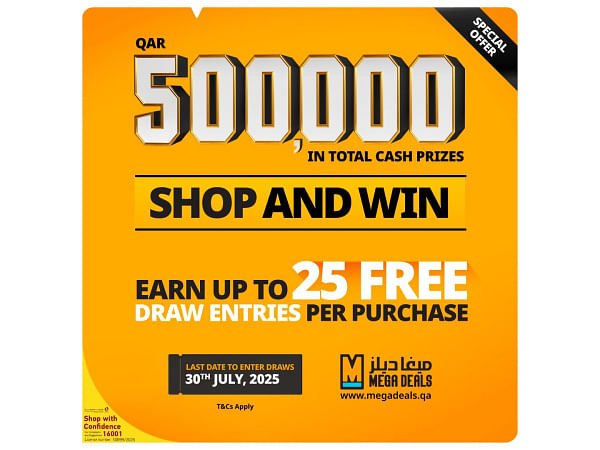 Countdown Begins for QAR 500,000 Grand Draw: Mega Deals Unveils Exclusive New Bundles