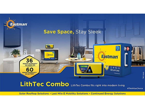 Eastman's LithTec Combo Brings Compact, Powerful, and Clean Backup Solutions to Indian Households