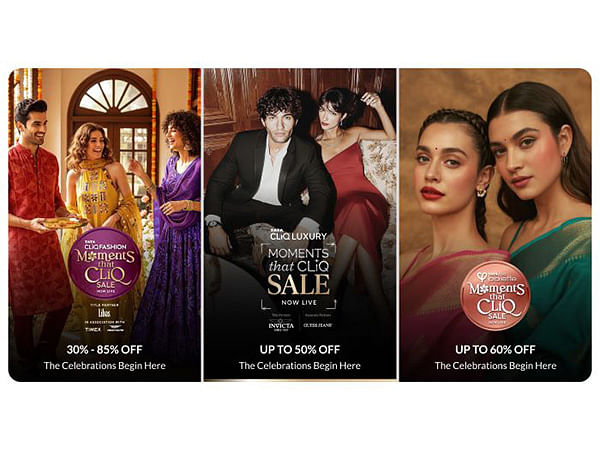 Tata CLiQ's Moments that CLiQ Sale across fashion, luxury and beauty is set to begin the celebrations for the festive season
