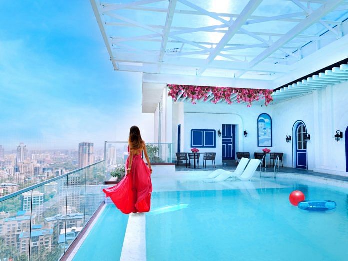 Discover Thane's First Bespoke Designer Living with a Santorini-Inspired Pool at Larkins 315