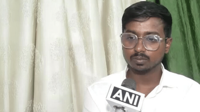 Odisha NSUI President Udit Pradhan | ANI