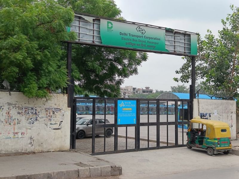 DTC electric bus depot