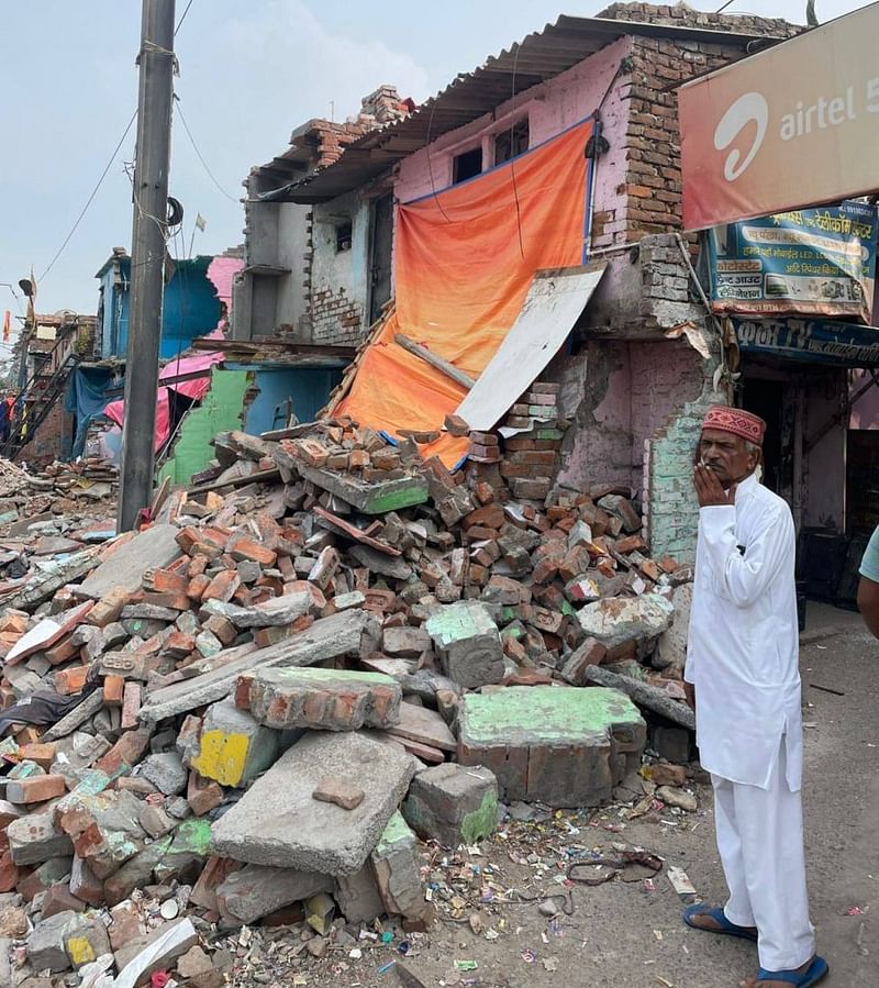 Wazirpur slum demolition in Delhi