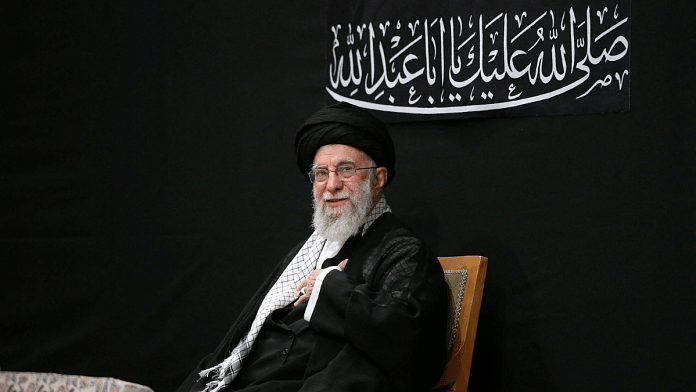 Iran's Supreme Leader Ayatollah Ali Khamenei attends a ceremony to mark Ashura, the holiest day on the Shi'ite Muslim calendar, in Tehran, Iran, on 5 July 2025. | Office of the Iranian Supreme Leader | WANA (West Asia News Agency) | Handout via Reuters
