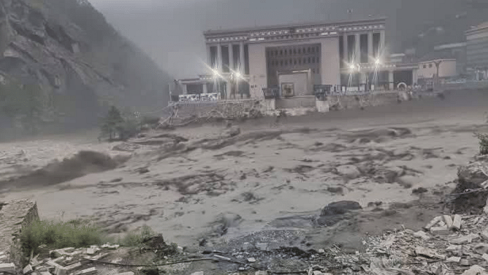 Flood along Nepal-China border on 8 July 2025. | ANI