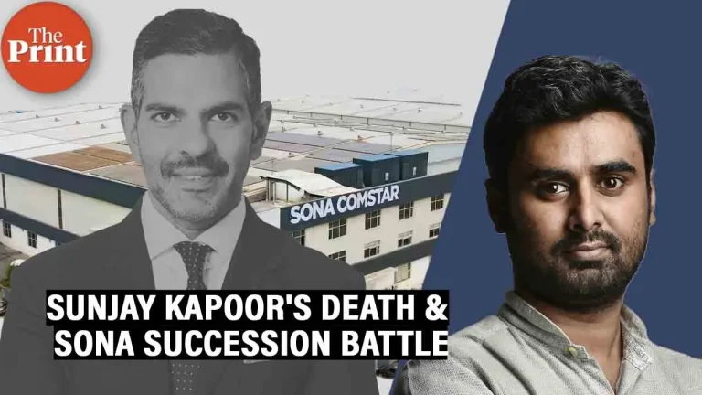 Sunjay Kapur’s sudden death & succession row at Sona Comstar. What’s next for his mother, wife