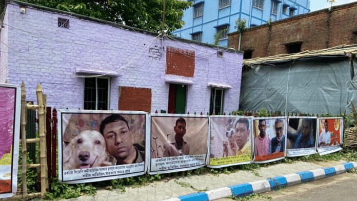 Home of Abhijit Sarkar, a 35-year-old BJP worker and an idol maker in North Kolkata, who was killed on 2 May | Photo: Madhuparna Das/ThePrint