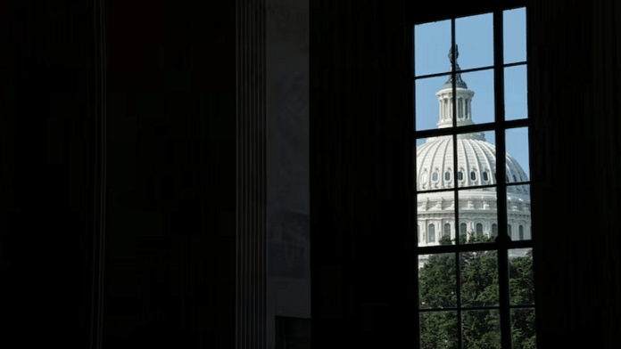 A general view of the U.S. Capitol dome in Washington, D.C., U.S., July 8, 2025. REUTERS/Jonathan Erns