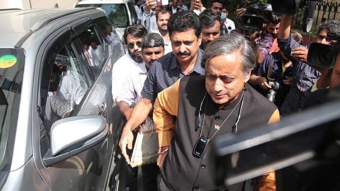File photo of Congress MP Shashi Tharoor | Suraj Singh Bisht | ThePrint
