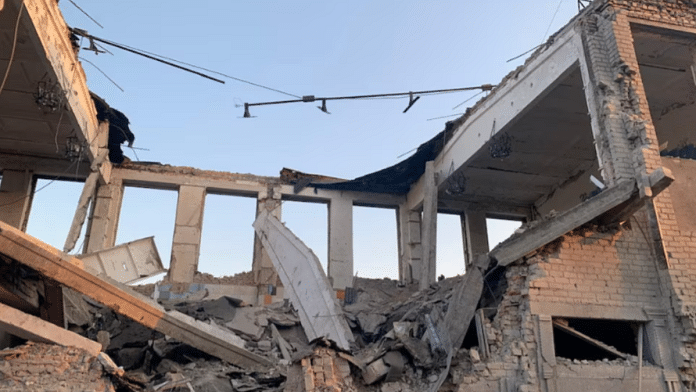 A view of the penal colony hit by a Russian air strike, amid Russia's attack on Ukraine, in Zaporizhzhia region, Ukraine July 29, 2025. State Penitentiary Service of Ukraine. | Reuters