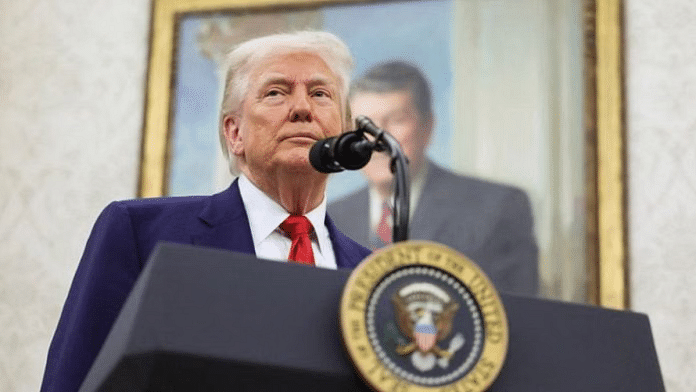 US President Donald Trump said that the US and Pakistan were currently in the process of selecting the oil company for the partnership to develop the oil reserves | Reuters file photo