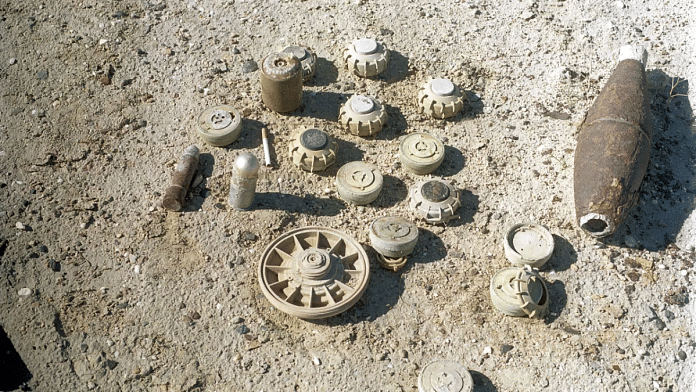 Anti-personnel mines can cause loss of lives and injuries several years after conflict | Credit: ICRC