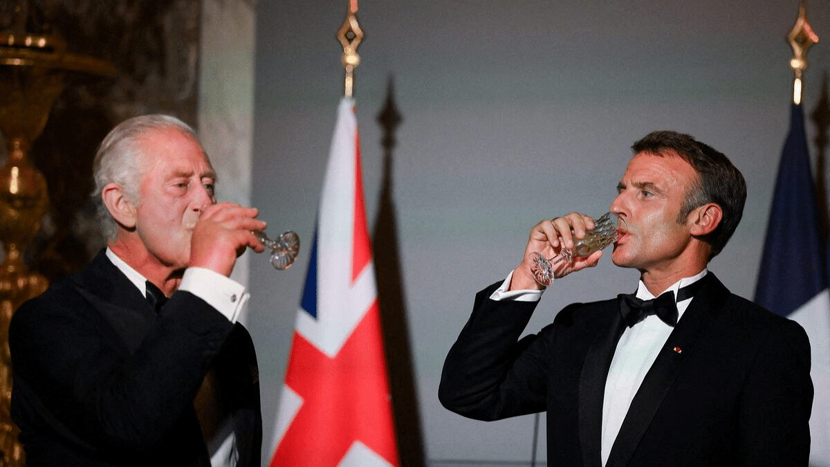 King Charles hosts France president Macron in first European state visit since Brexit