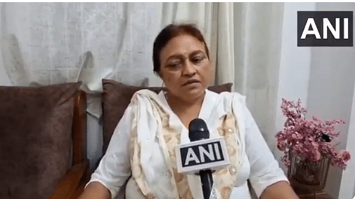 Upma Singh, sister of Pragya Thakur | Screengrab from ANI | X\@ANI