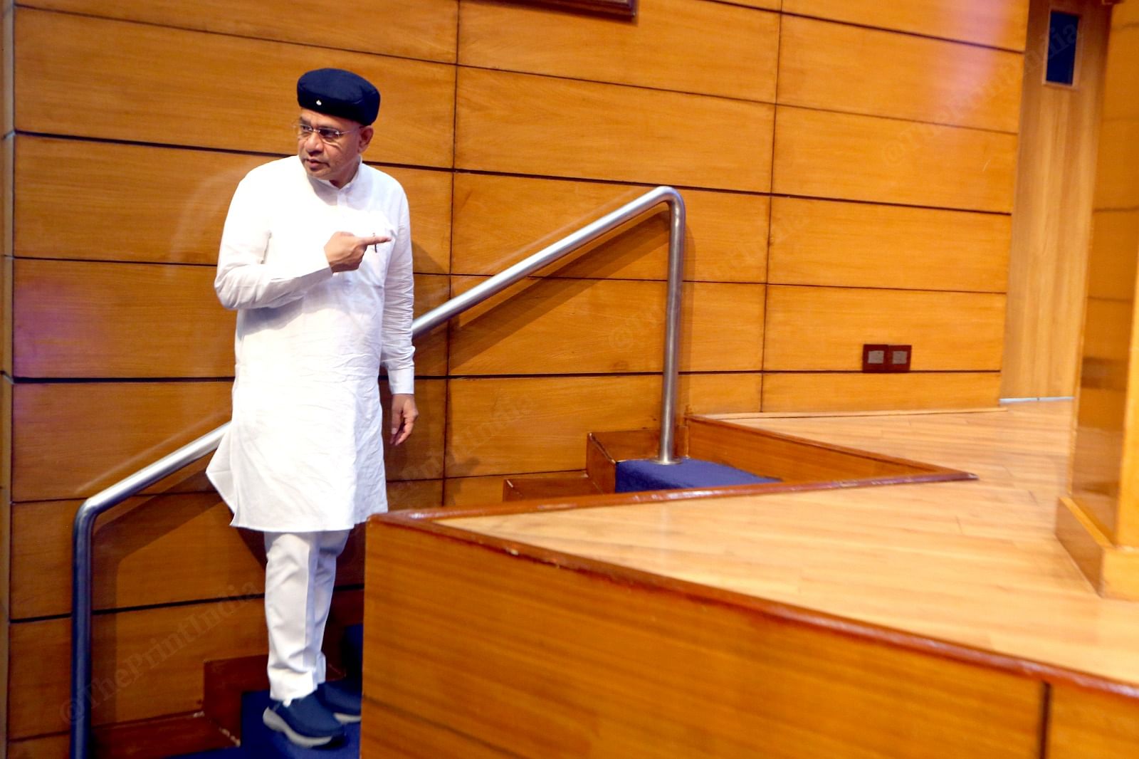 Union Minister Ashwini Vaishnaw moments before briefing the press on Cabinet decisions, at National Media Centre in New Delhi | Praveen Jain and Suraj Singh Bisht