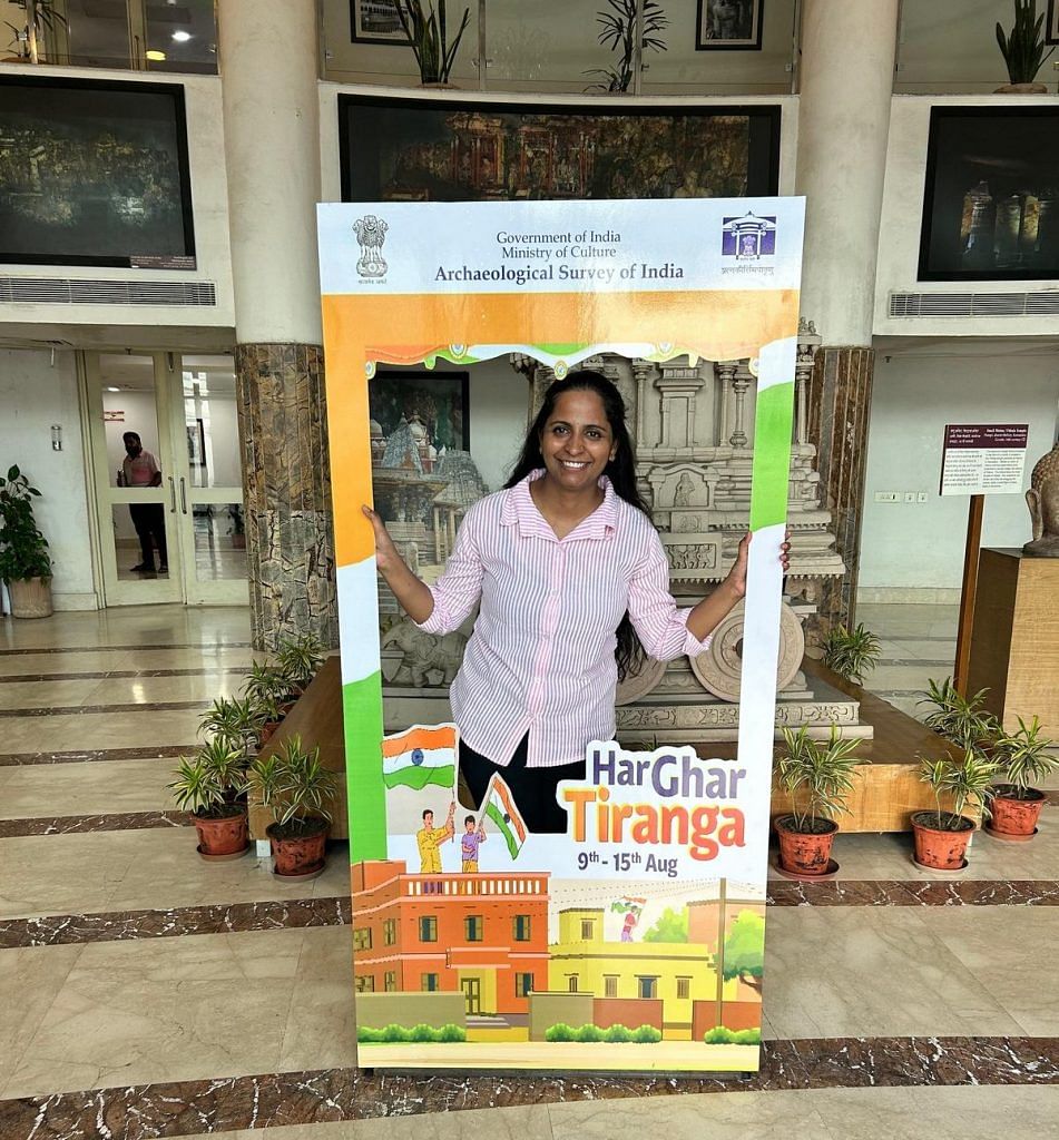Selfie spot at Dharohar Bhawan, ASI’s grand Delhi headquarter, for Independence Day 2024 | Photo: Facebook | Archaeological Survey of India