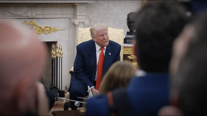 File photo of US President Donald Trump | Courtesy: YouTube @TheWhiteHouse