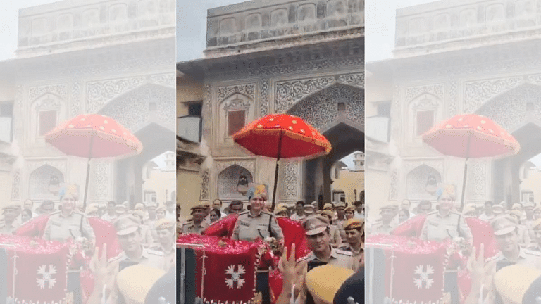 Rajasthan woman IPS gets farewell with band, ‘baaja’ & buggy; Jackie Shroff, Kartik Aryan also attend