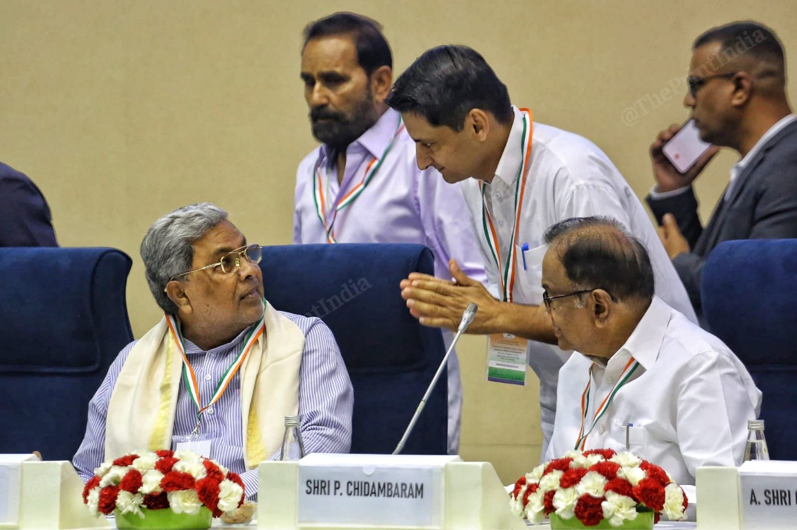 Karnataka CM Siddaramaiah with Deepak Hooda | Praveen Jain | ThePrint