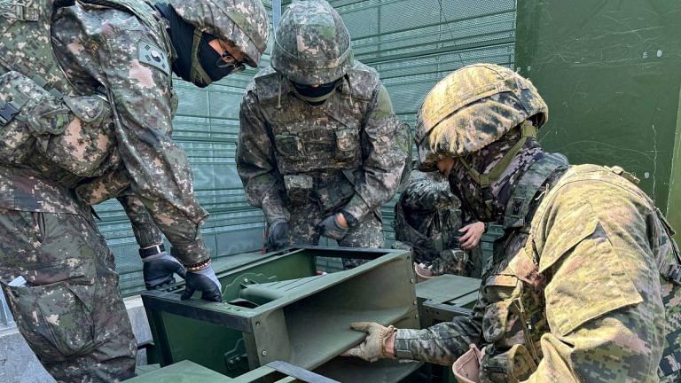 South Korea begins removing loudspeakers along border in bid to ease tensions