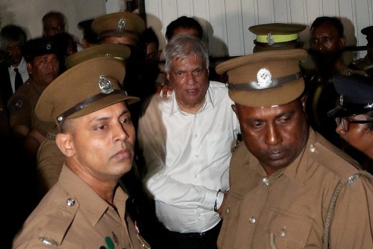 Sri Lanka ex-President Wickremesinghe hospitalised after arrest