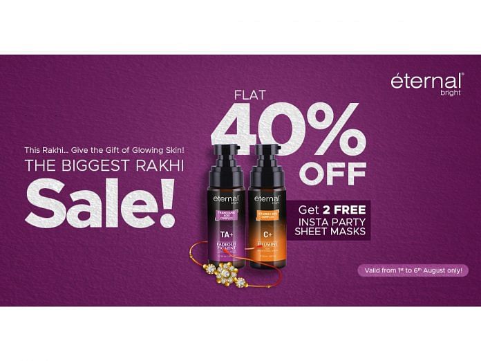 Healthy Skin is the New Gold: The Perfect Rakhi Gift Eternal Bright Announces Flat 40% Off on Every Serum
