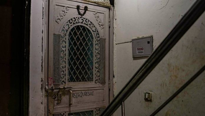 Residence of Asif Qureshi, cousin of actor Huma Qureshi, in New Delhi | Photo: PTI