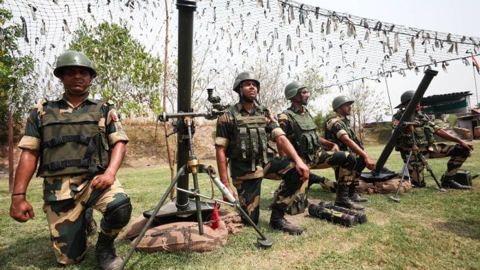 Border Security Force (BSF) personnel in Jammu | Photo: ANI