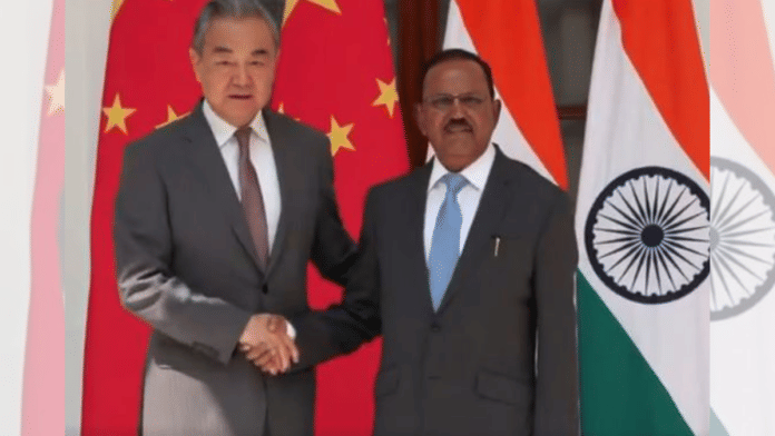 China foreign minister Wang Yi & NSA Ajit Doval | X\@ani_digital