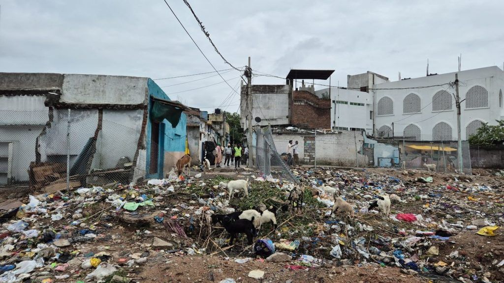 Encroachments cleared by HYDRAA along the Musi River in Hyderabad 