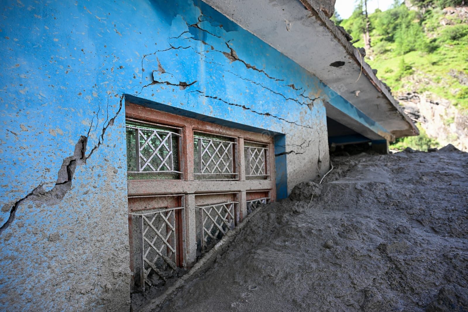 A house under silt and debris | Suraj Singh Bisht | ThePrint