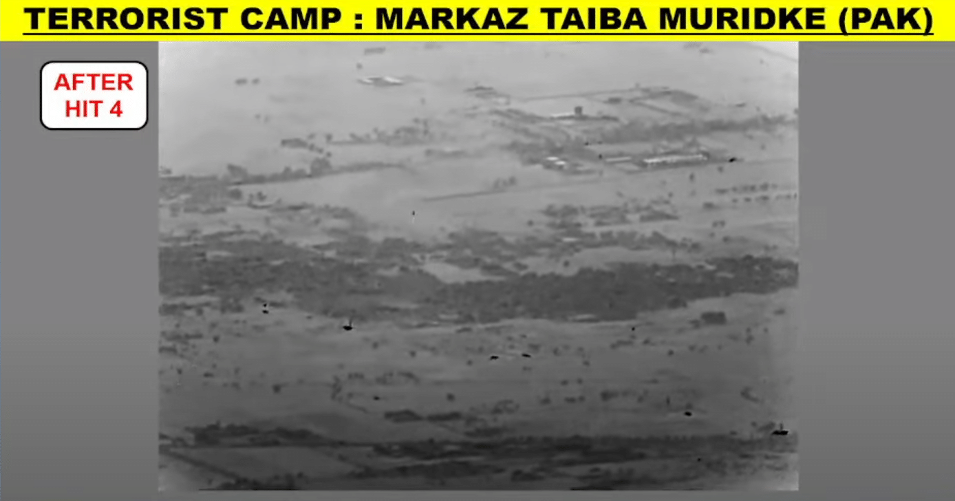 Lashkar-e-Taiba HQ at Muridke struck by Indian armed forces during Op Sindoor | Courtesy: PIB