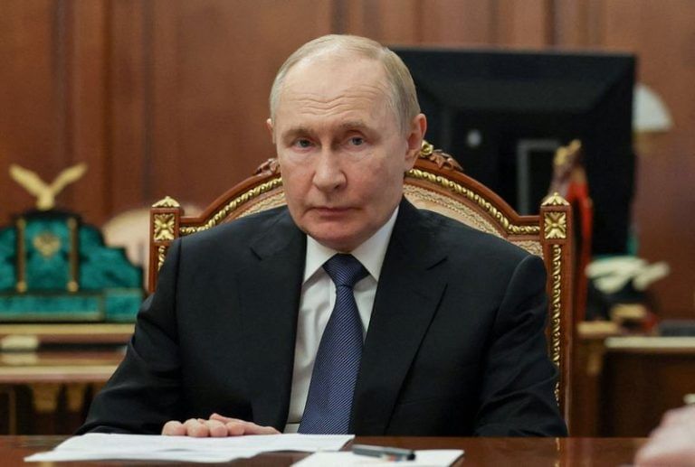 Russian President Vladimir Putin arrives in Tianjin for SCO summit