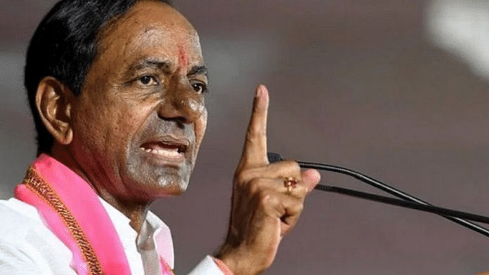 BRS founder and former Telangana chief minister K.Chandrasekhar Rao had inaugurated the Kaleshwaram Lift Irrigation Project (KLIP) at Medigadda in June 2019 | PTI File