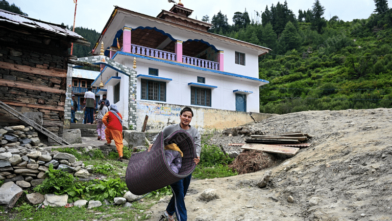 In disaster-hit Dharali, helicopters are lifeline for supplying rations. Work to reopen road on war footing