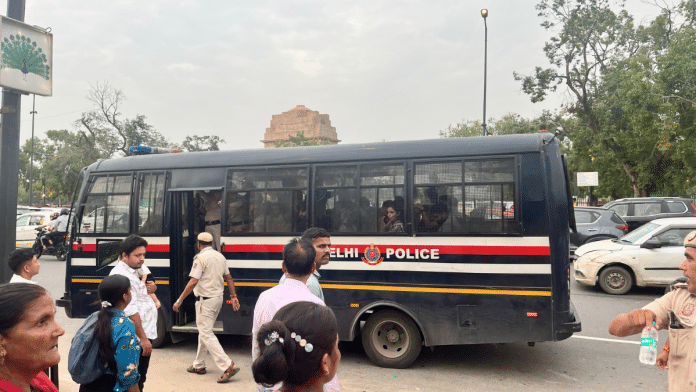 Protesters were picked up from Kartavya Path on Monday | Kasturi Walimbe | ThePrint