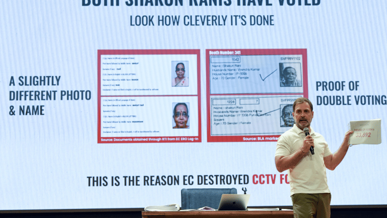 ‘Congress lost Lok Sabha due to voter list manipulation’—Rahul cites ‘bulletproof evidence’