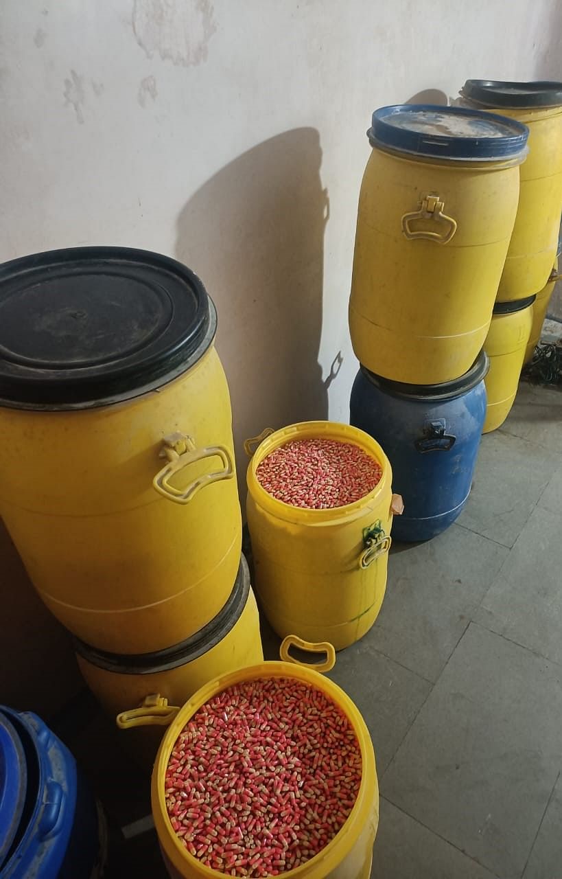 Drums containing the counterfeit tablets | By Special Arrangement | ThePrint