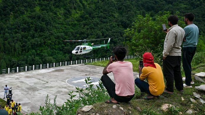 People wait for rescue operators across Uttarkashi | Photo: Suraj Singh Bisht | ThePrint