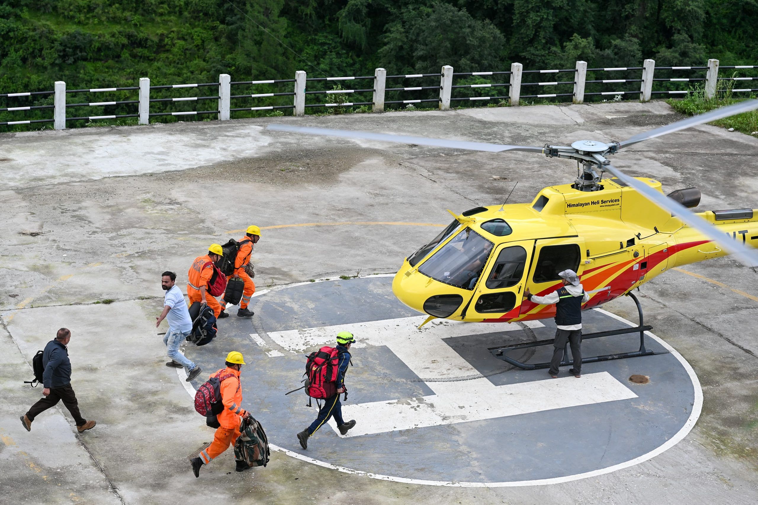 NDRF team leaves for the affected areas | Photo: Suraj Singh Bisht | ThePrint